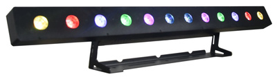 B-Stock, Eurolite LED PIX-12 QCL Bar; LED-Lichtleiste mit 12 x 4-W-RGBW-LED; Pixelansteuerung und IR-Fernbedienung, 18° Abstrahlwinkel; Jede LED kann