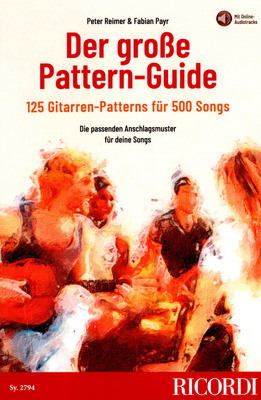 Ricordi Der große Pattern-Guide meistriškumo klasės literatūra gitarai