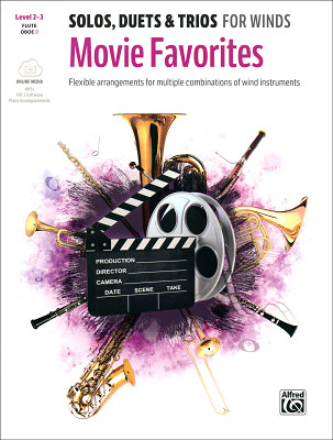 Alfred Music Publishing Movie Favorites Flute/Oboe literatūra ansambliams