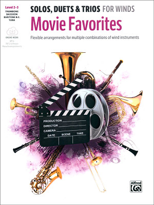 Alfred Music Publishing Movie Favorites Bass Clef natos ansambliams