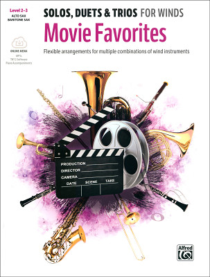 Alfred Music Publishing Movie Favorites Alto Sax natų rinkinys