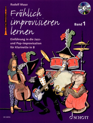 Schott Fröhlich improvisieren Clarine klarneto literatūra pažengusiems