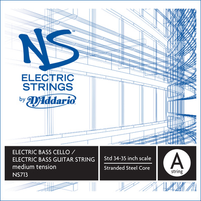 Daddario NS713 elektrinio kontraboso/violončelės A styga