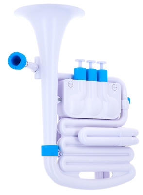 Nuvo jHorn white-blue pučiamasis instrumentas