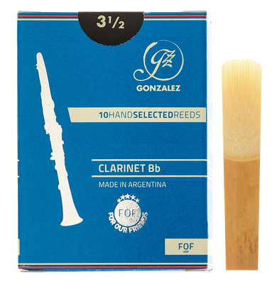 Gonzalez FOF Bb Clarinet 3.5 klarneto liežuvėliai  