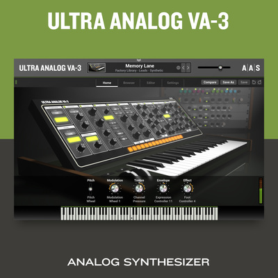 Applied Acoustics Systems Ultra-Analog VA-3 virtualus instrumentas