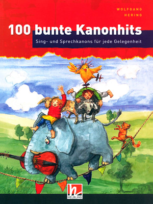 Helbling Verlag 100 bunte Kanonhits vokalinis dainų sąsiuvinis
