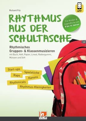 Helbling Verlag Rhythmus aus der Schultasche mokomoji muzikos medžiaga vaikams