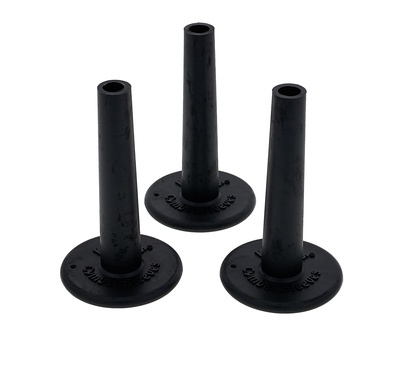 No Nuts Cymbal Sleeves 3-PK Black lėkščių movos
