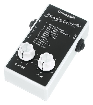 Drumport StompTech Stompbox Converter mušamasis pedalas