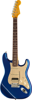 Fender AM Ultra Strat RW HSS C. Blue elektrinė gitara