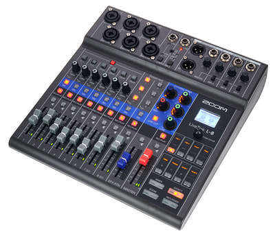 Zoom LiveTrak L-8 kelių takelių kompaktiška studija