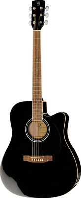 Harley Benton CLD-60SCE BK Custom Li B-Stock akustinė gitara