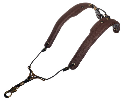 Balam Back Strap Leather Brown diržas pučiamiesiems