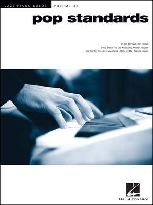 Hal Leonard Jazz Piano Solos Pop Standards fortepijono dainų knyga