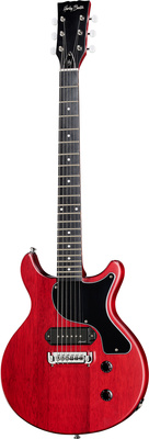 Harley Benton DC-Junior FAT Faded Cherry elektrinė gitara