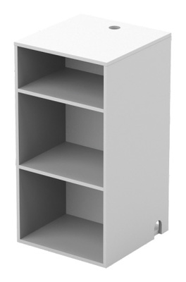 Glorious Modular Mix Rack white didžėjaus priedų stovas