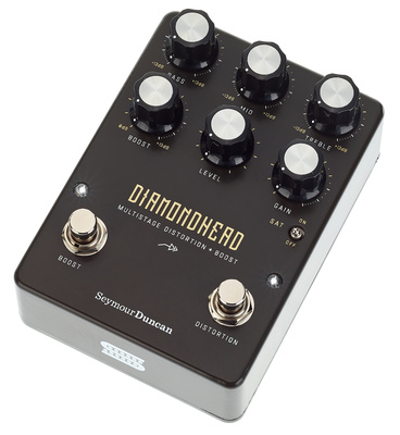 B-Stock, Seymour Duncan Diamondhead Distortion / Boost Effektpedal; Authentischer Sound eines übersteuerten Full Stacks; Distortion- und Boost-Sektion