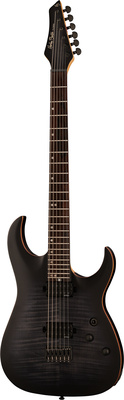 Harley Benton Amarok-BT BKNT Flame B baritoninė gitara