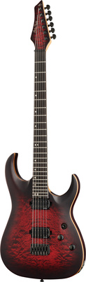 Harley Benton Amarok-BT BKRD Quilted Burst baritoninė gitara