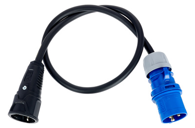 Stairville Adapt CEE Blue - Eu Coup 1,0m maitinimo laidas