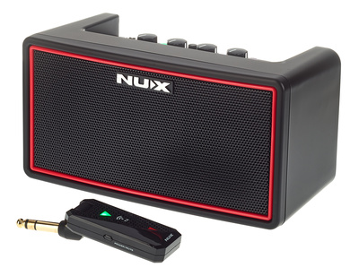 Nux Mighty Air baterijomis veikiantis elektrinės gitaros kombas