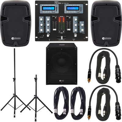 the t.mix 201-USB Play Bundle DJ pultas