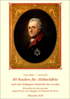 Sikorski Musikverlage 40 Studien Solfeggien Alto Rec papildoma literatūra fleitutei