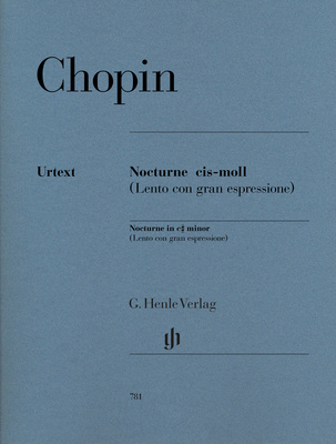 Henle Verlag Chopin Nocturne cis-moll fortepijono literatūra