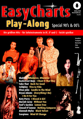 Music Factory Easy Charts Play-Along Special natų knyga trimitui