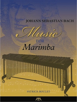 Meredith Music Bach Music For Marimba orkestro perkusijos natų knyga