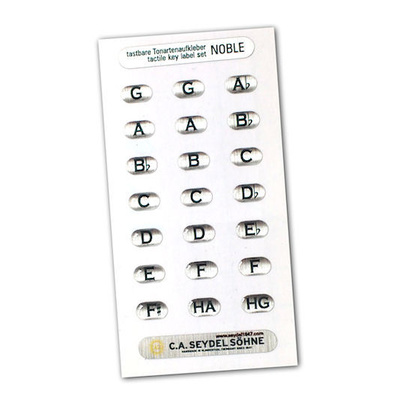 C.A. Seydel Söhne Key Sticker Set 1847 NOBLE Std lipdukų rinkinys lūpinei armonikėlei