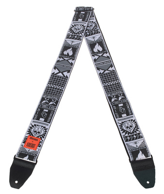 Dunlop I Love Dust/Out Of Control nailoninis gitaros diržas