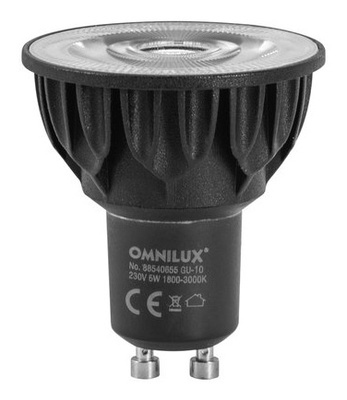 GU-10 COB 5W LED dim2warm