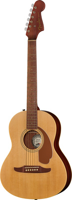 Fender Sonoran Mini Natural liaudiška akustinė gitara su dėklu