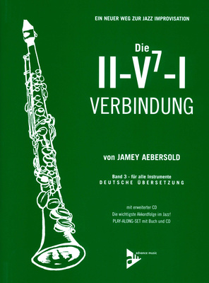 Advance Music Aebersold II-V7-I Verbindung muzikos teorijos ir harmonijos knyga