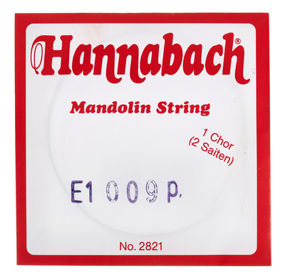 Hannabach Mandolin String E .009 (2 pcs) mandolinos stygos