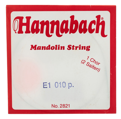 Hannabach Mandolin String E .010 (2pcs) mandolinos stygos