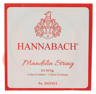 Hannabach Mandolin String E .011 (2pcs) mandolinos stygos