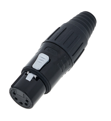 Seetronic SCSF5-BG 5-kontakčių XLR jungtis juoda  