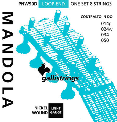 Galli Strings PNW90D lengvos mandolos stygos