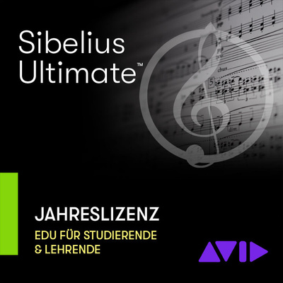 Avid Sibelius Ultimate Ann Subs EDU mokomoji programinė įranga