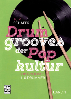 Leu Verlag Drumgrooves der Popkultur mušamųjų instrumentų literatūra