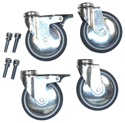 Jaspers Caster Set su 4 ratukais/100 klavišinių stovų priedas
