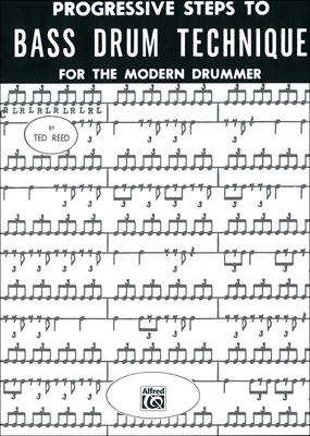 Alfred Music Publishing Bass Drum Technique mušamųjų natų literatūra