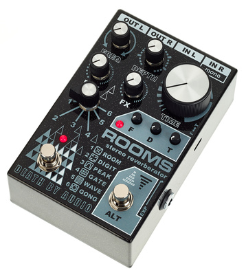 Death by Audio Rooms Stereo Reverberator reverb pedalas