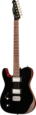 Harley Benton Fusion-T HH HT LH EB BK kairiarankių elektrinė gitara