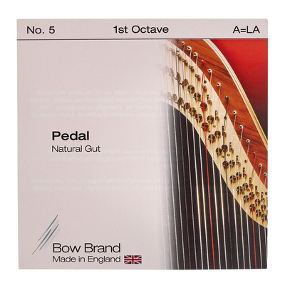 Bow Brand Pedal Nat. Gut 1st A No.5 pedalinių arfų styga
