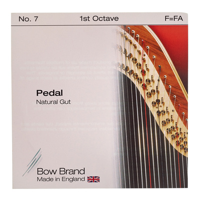 Bow Brand Pedal Nat. Gut 1st F No.7 pedalinių arfų styga