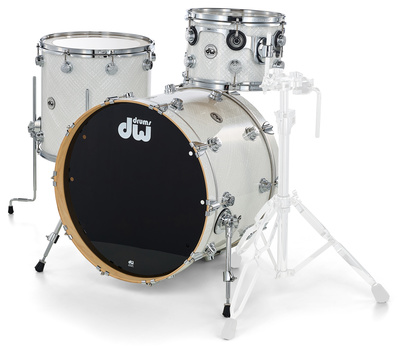 DW Finish Ply 1up 1down W.Crystal premium klasės būgnų komplektas